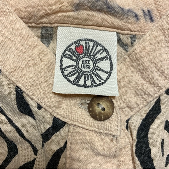 Produce Company Shirt Button-Down L Measurement ‘90s VTG USA Brown - Picture 4 of 6